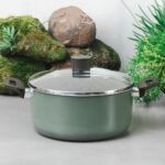 Caçarola Ekó Verde Antiaderente Ultra 24cm