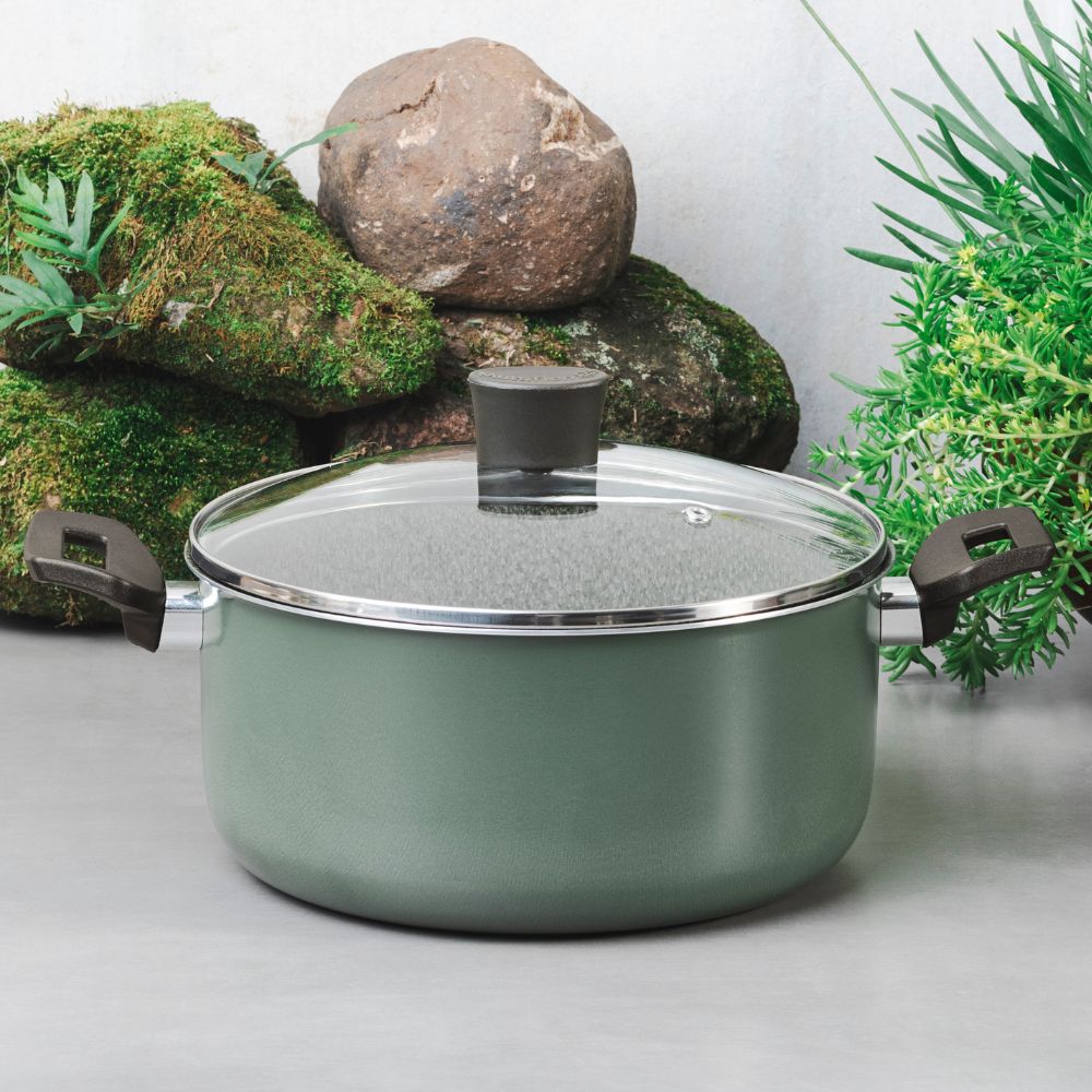 Caçarola Ekó Verde Antiaderente Ultra 24cm